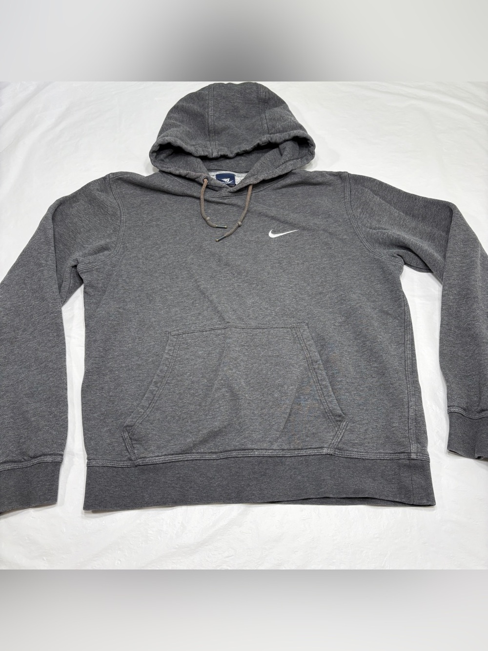 Nike Gray Pullover Hoodie Sweatshirt Men’s Small